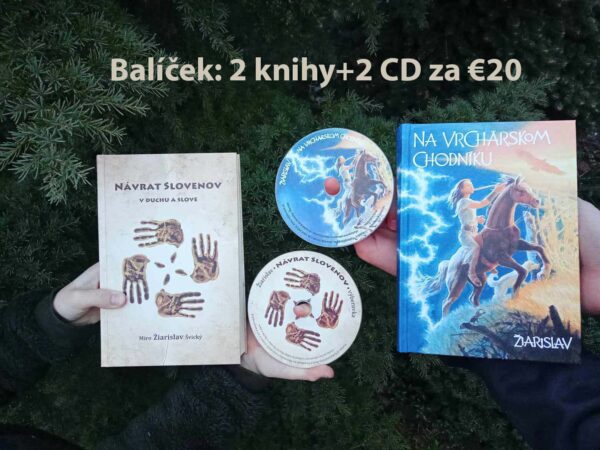 Balíček: 2 knihy+2 CD za €20